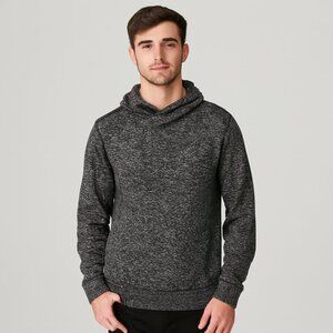 Rumors Original Youth XL heathered charcoal gray sweatshirt fleece lined hoodie